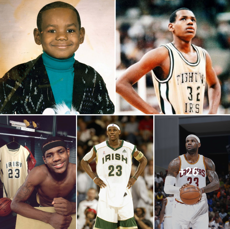 “Captivating Memories of LeBron James as a Youth: A Glimpse into the Origins of an NBA Phenomenon”
